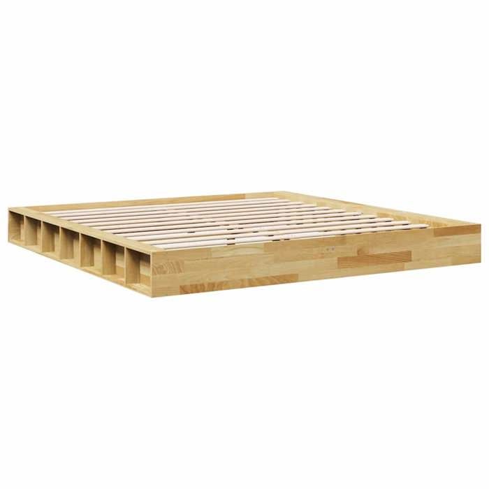 VidaXL Bed Frames Without Mattress 200 X 200 Cm Solid Oak Wood 3324127