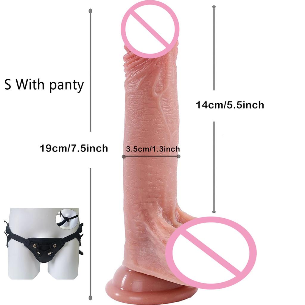 Realistic Dildo Elasticity Penis For Female Masturbation Vaginal Stimulator Orgasmic Sex Toys For Women Big Dick Dildos AnalPlug