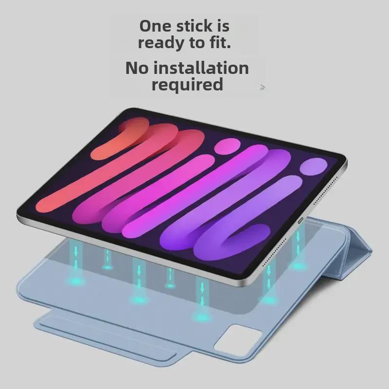 Magnetische Schutzhülle für iPad 10 10,9'', Air 4/5 und Pro 11 mit doppelseitigem Clip und Sturzschutzdesign