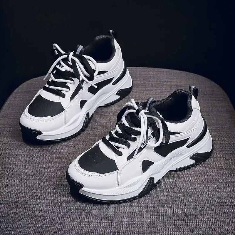 Sumer Thick Heeled D Chunky Sneakers Woman Colors Young Shoes Sports Link Vip Kawaiis Flatas Choes Cool Teniis Small Price