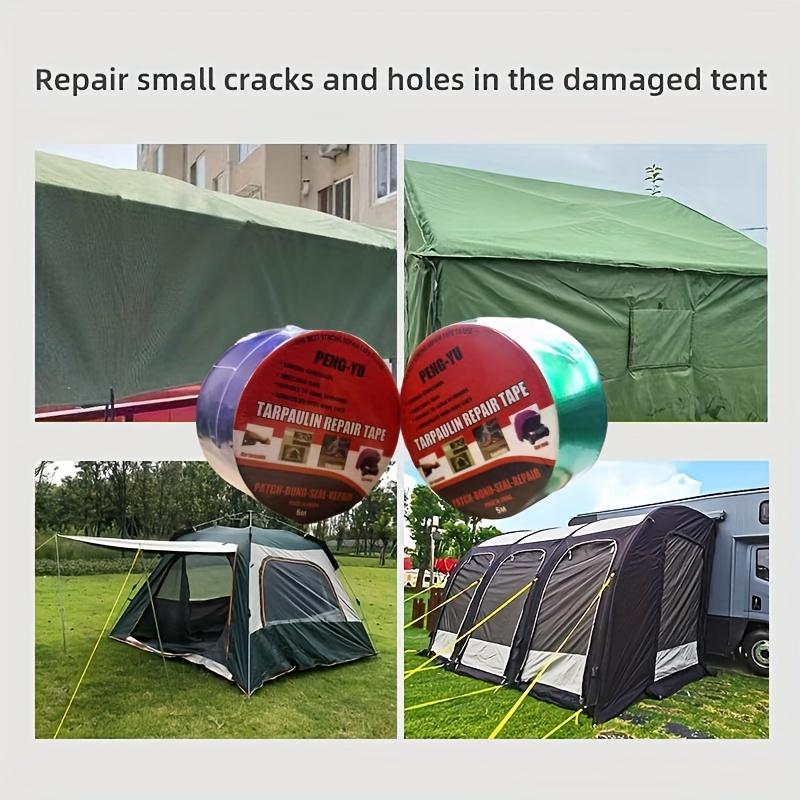 Repair Tape Strong Self-adhesive Truck Tarp for Waterproof Quick Fix Cracks Holes Durable Polyethylene Material Tarpaulin Tapes