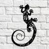 Metal Gecko Decorations Lizard Wall Sculpture Outdoor Gecko Decoration Wall Mounted Gecko Wall Sculpture For Wall Decor