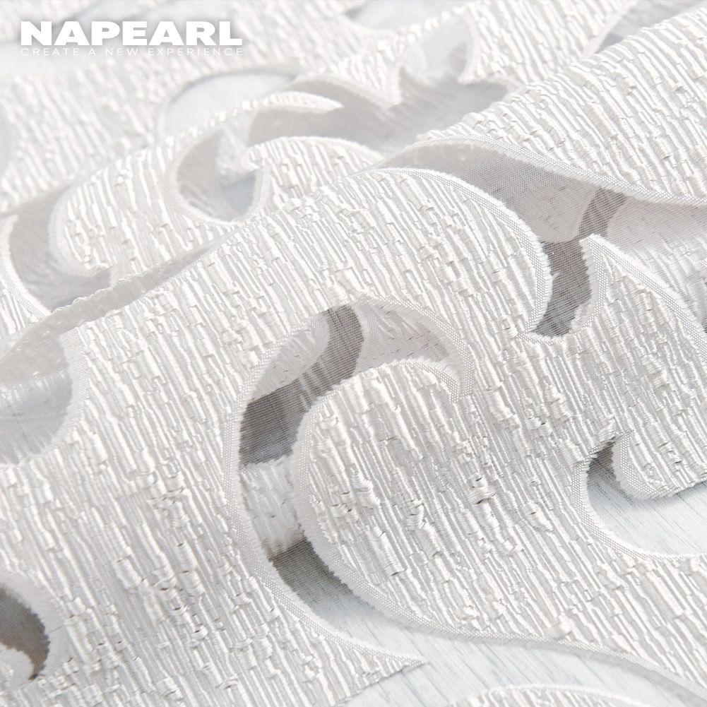 1PC NAPEARL Modern Fashion Jacquard Tulle Sheer Curtain for Living Room Bedroom Home Decor