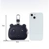 Creative Red Panda Bags Charm Cute Print Bluetooth Headset Case Premium Waist Key Bags Delicate Compact Lychee-pattern Mini Bags