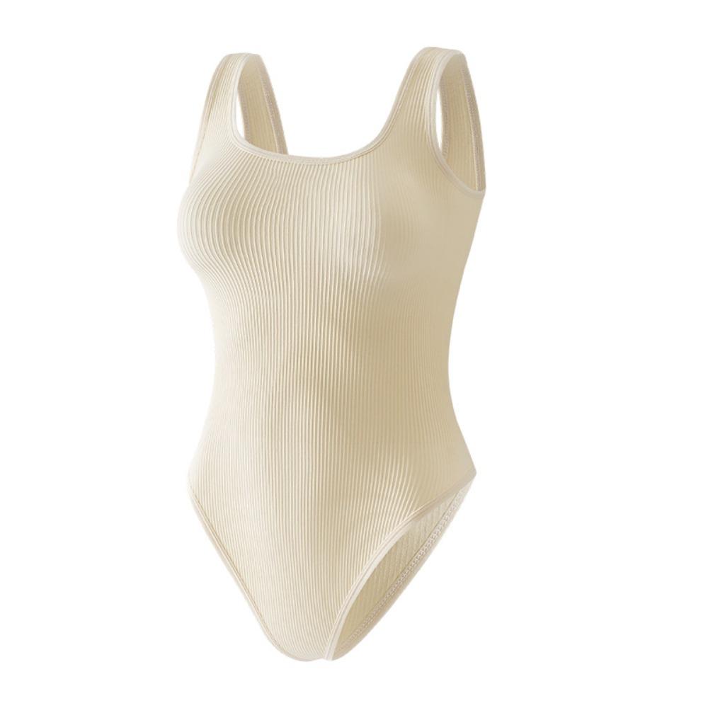 

Боди с контролем живота, корректирующее белье, бесшовное, утягивающее, формирующее тело, нижнее белье для женщин M белый