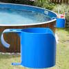 Poolside Cup Holder Swimming Pool Storage Rack No Punching Bottle Hanging Rack  Poolside Cup Holder pool accessories