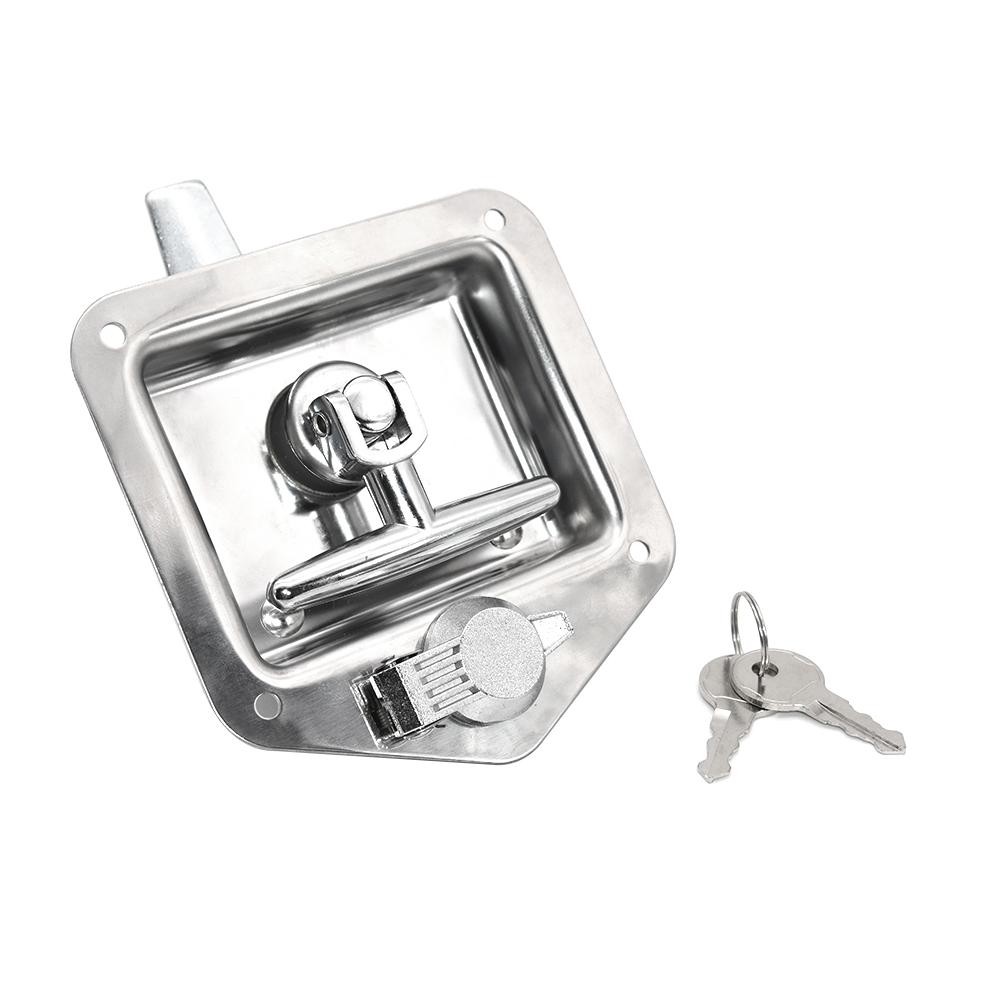

1Pc/2Pcs Stainless Steel RV Yacht Door Lock Accessories T-toolbox Lock for Caravan Truck RV Accessories Camper Trailer