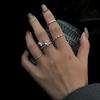 NEW 4Pcs Fashion Butterfly Ring For Women Men Elegant Butterfly Metal Rings Set Valentine's Day Gift Luxury Party Jewelry Gift