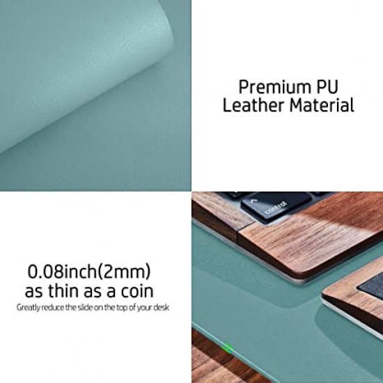 5-Color 4-Size Optional Double Sided Simple Leather Mouse Pad, Desk Pad, Office Supplies Desk Pad, Coaster