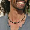 Boho Strand Herren Kokosnussschale Surf Halskette