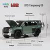 Huina 1:32 Yangwang U8 Pull-back Alloy Model Toy with Sound and Light