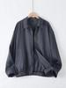 Men's Luxury Linen Jacket - Spring/Summer Classic Lapel Casual Zipper Cardigan