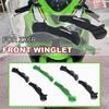 Motorcycle Front Lip Spoiler Wing Fairing Front Small Wing Modification Accessories New Model Suitable FOR Kawasaki ZX-6R 2024