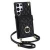Samsung S25 Ultra Tilt Organ Leather Case A16 Card Phone Case NOTE20 Ring Phone Case
