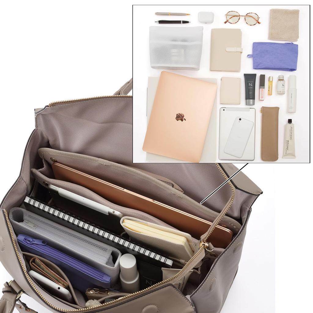 Jewel Narrows Eto Tote Bag, Horizontal, A4 Size, Holds 13.3-inch Laptop, 11931, Black