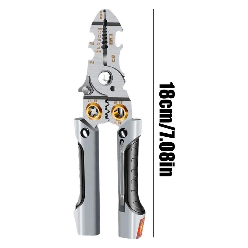 Multifunctional Wire Stripping Pliers Electrical Wire Stripping Tool Multi-purpose Professional Wire Stripping Tool Wire