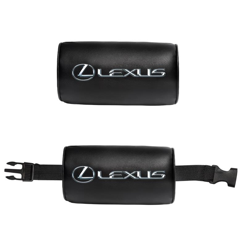 

Car Seat Headrest Neck Pillow PU Leather For Lexus FSPORT LBX NX RX 350h 450h ES UX 300e GS GX IS LS LX CT LC RC GX460 Ct200h чёрный