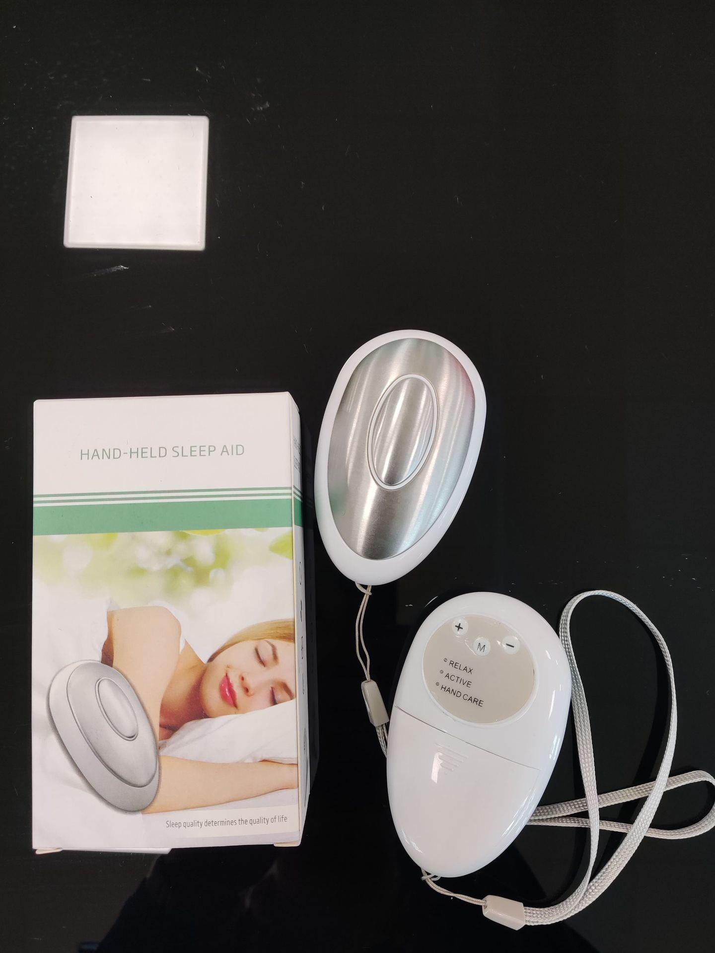 

Smart Handheld Sleep Aid Massager with Microcurrent Pulse for Calming Relaxation