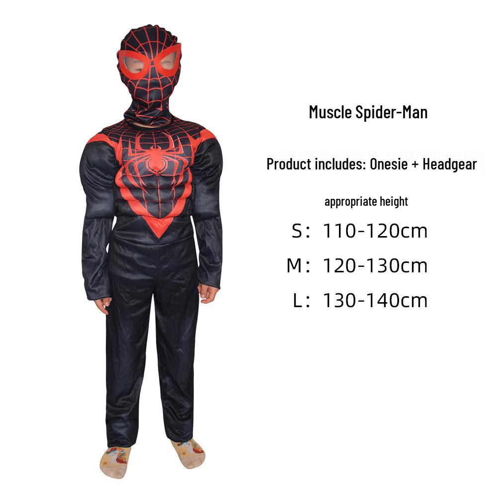 Avengers Wolverine Thor Deadpool Captain America Kids Superhero Muscle Suit Costume