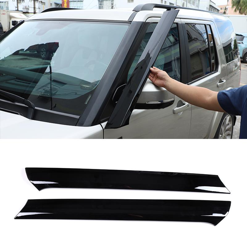 Pour Land Rover Discovery 4 2010-2016 ABS Noir Kit Intérieur Tableau de Bord Console Panneau de Changement de Vitesse Décoration Couverture Garniture Autocollants