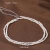 1String, White Natural Freshwater Pearls, Handmade Near Pearl Beads, 1.8-2 Mm, for DIY Necklace Accessories, Jewelry Making, Women Gift, 36 Cm
