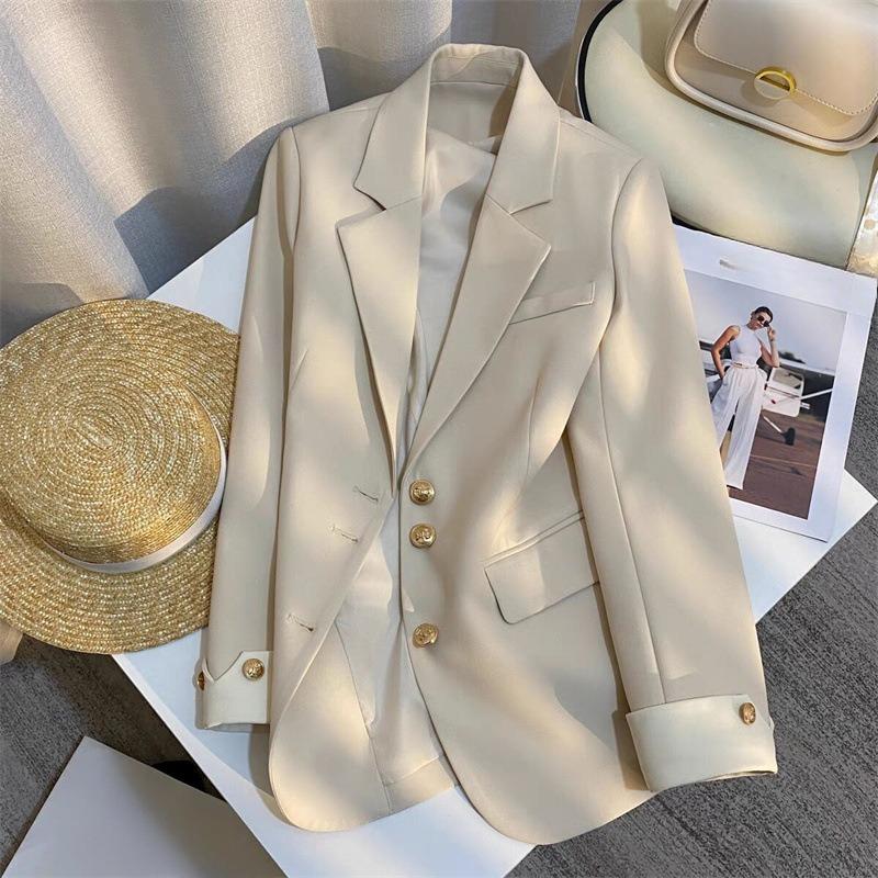 Women's Casual Suit Coat Spring New Design Sense Coat Korean Temperament Ladies Small Suit Multi-color Optional