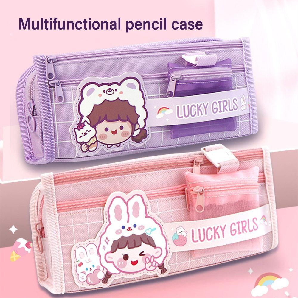 

Multifunction Pencil Case Waterproof Pen Box Multi-Purpose Pen Bag School Office Supplies