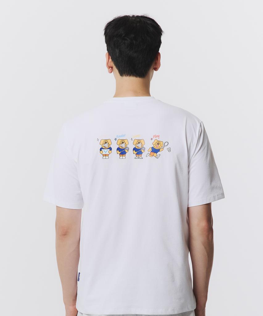 Bigteo Cheer Up Shuttle Badminton Unisex Oversized T-Shirt (Vt25Cto208U)