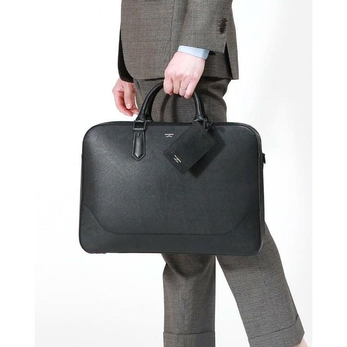 PELLE MORBIDA Briefcase CA014A Navy