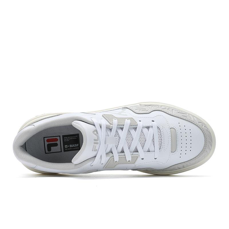 FILA CAMPUS Square Shoes Cushioning Abrasion Resistant Cushioning, Wear Resistant Low top Skateboard Shoes Men's Gray F12M522208FWA