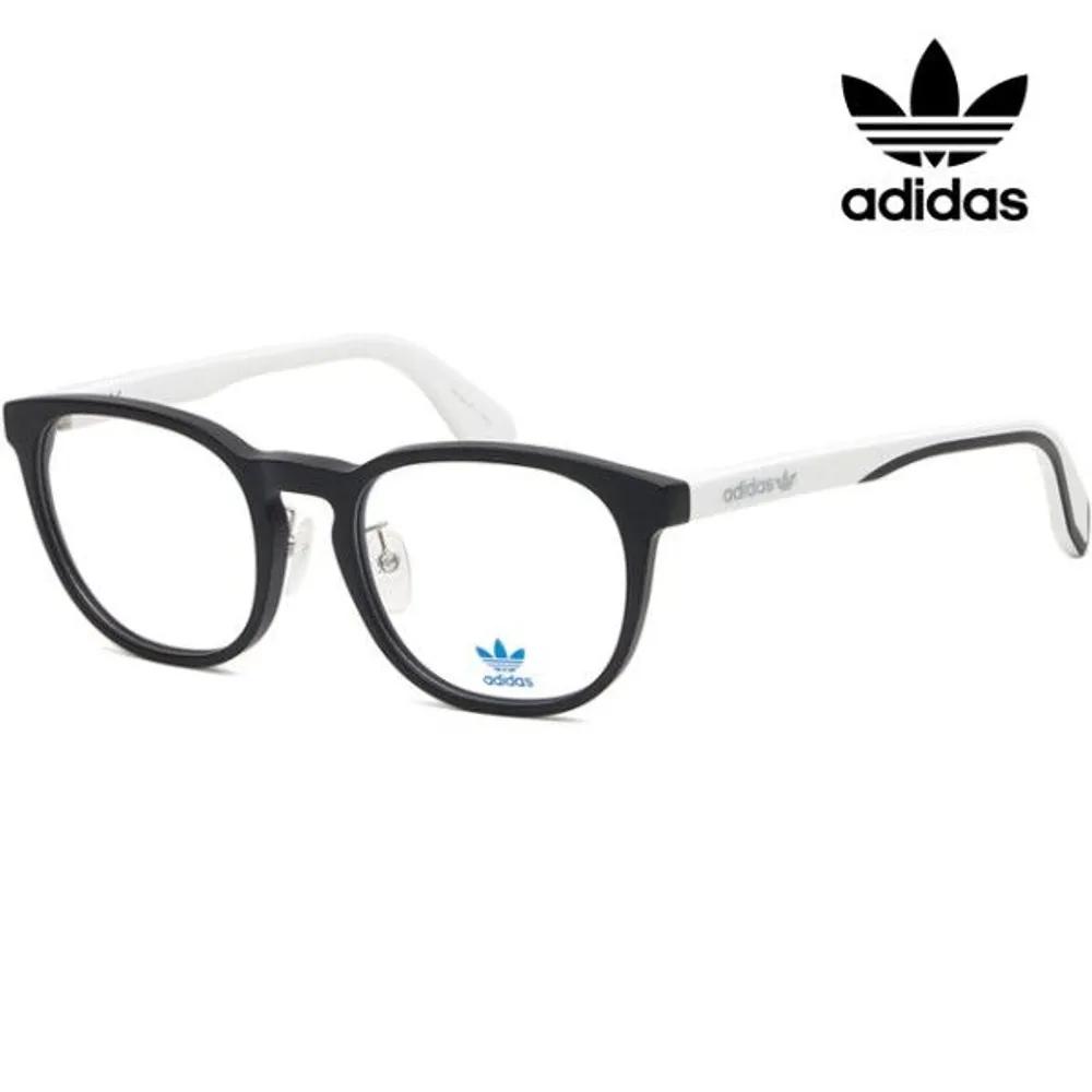[adidas] Eyeglass Frames OR5014H 002 Matte Black Horn-rimmed Square Men s Women s Fashion