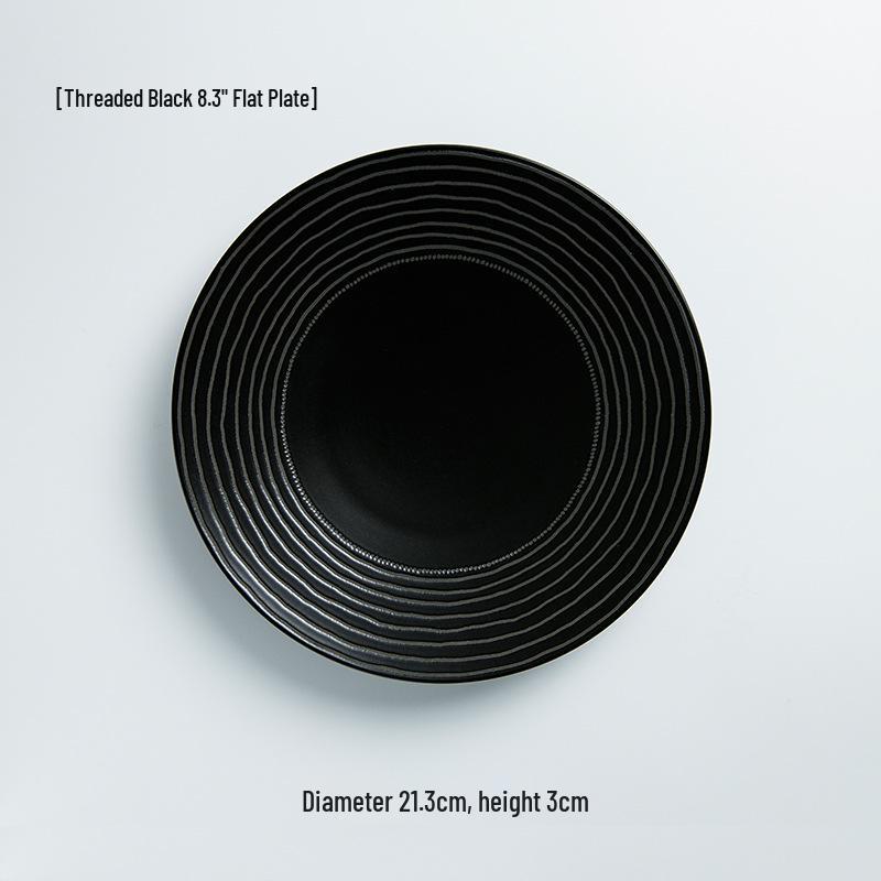 Nordische Sternschnuppen Keramik Steak- und Dessertplatte