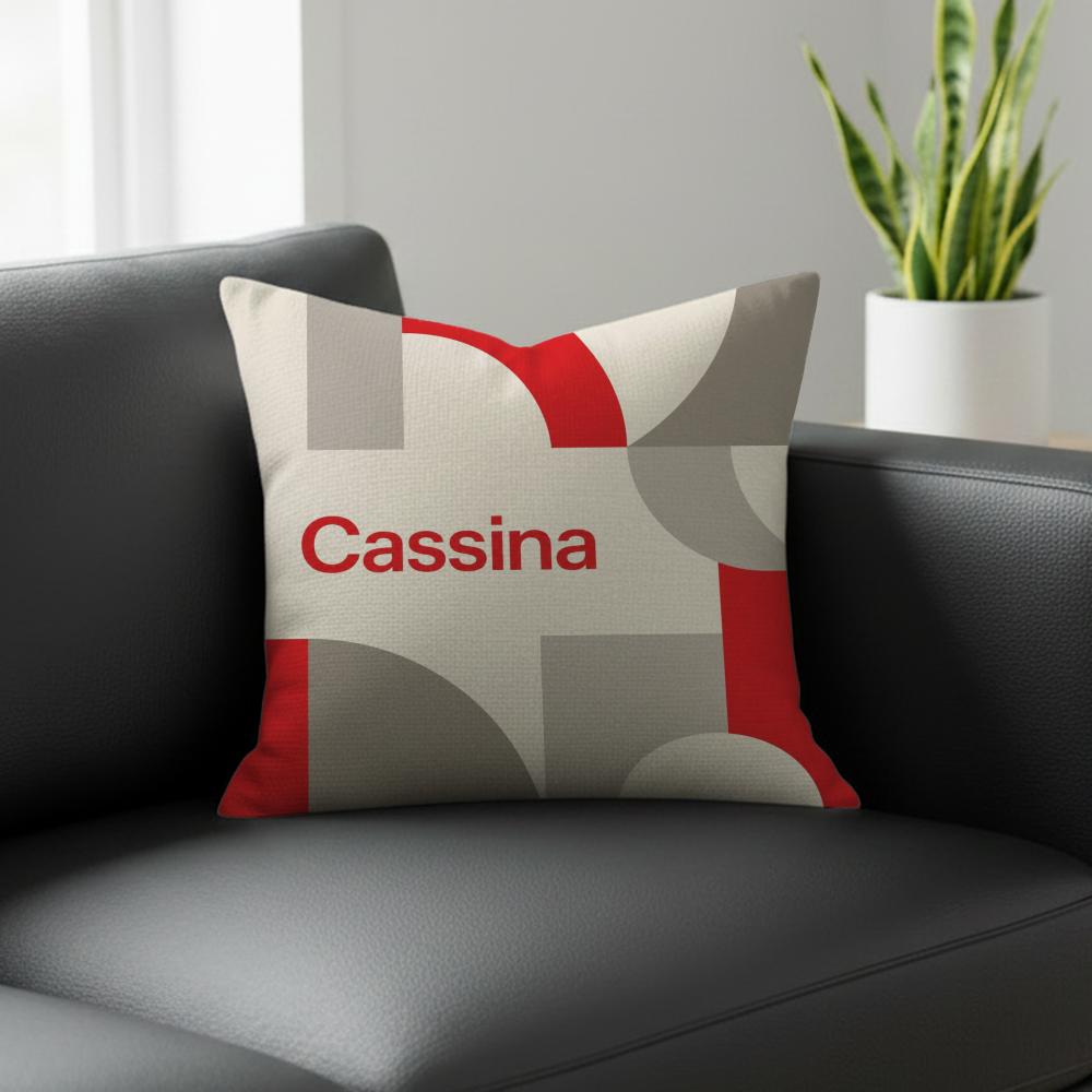 Brand Cassina Cushion Cover Natural Linen Pillowcase Set AllinOne Decor for Sofa Bedroom Chair