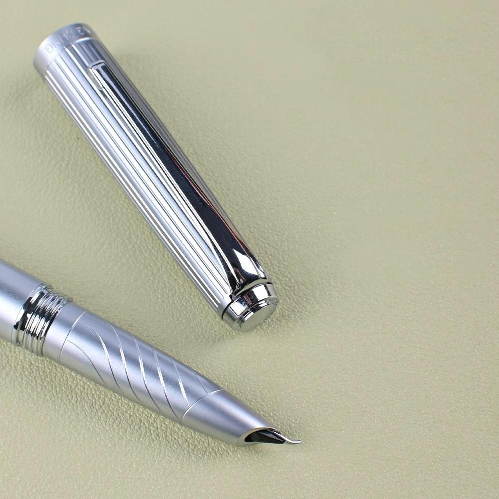 Metal Fountain Pen, Adult Calligraphy Practice Pen, Curved Tip Pen, Calligraphy Office Art Signature Pen