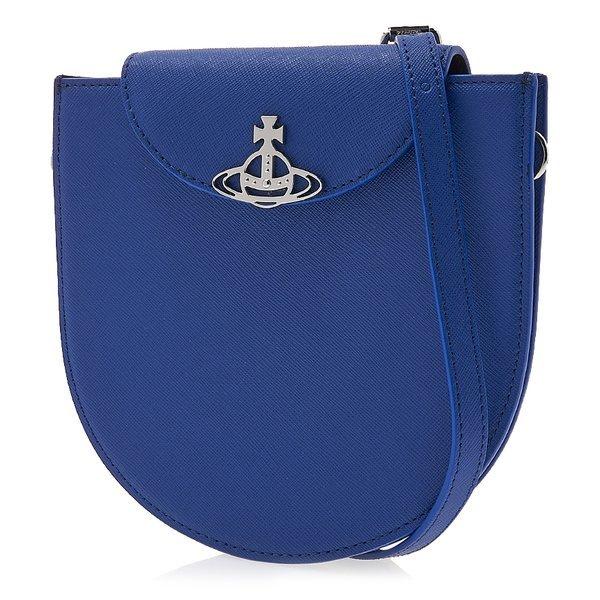 Vivienne WeStwood Vivienne WeStwood Women S Saffiano Half Moon Saddle croSS Bag 43030094 L001n K405