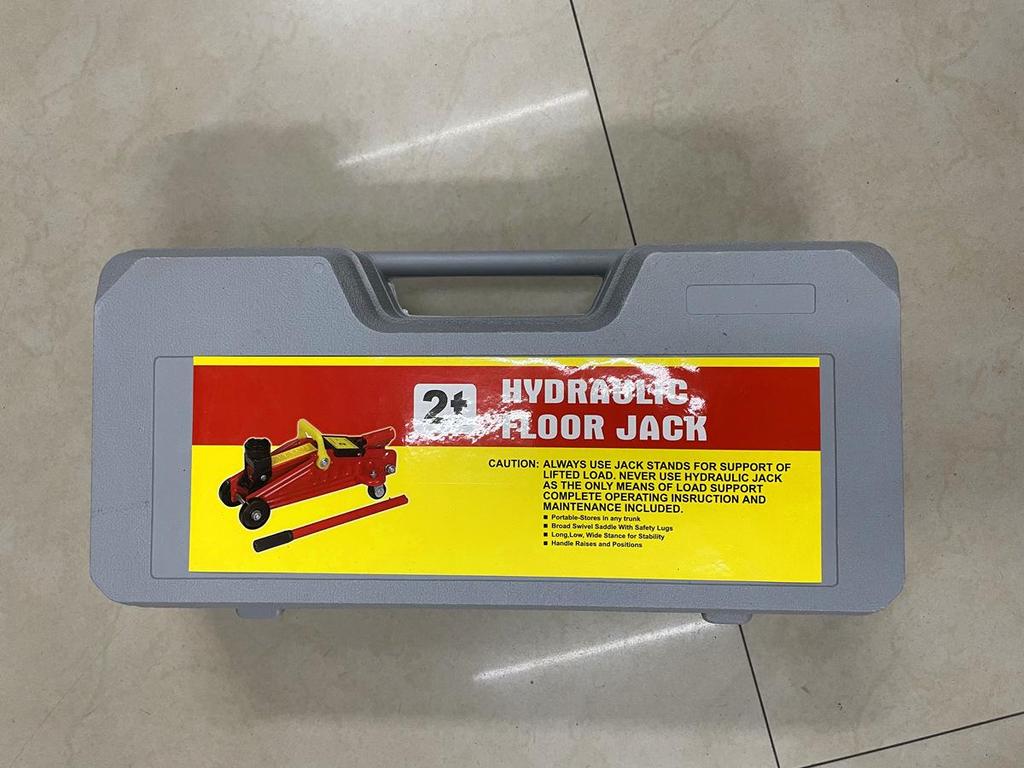 2 Ton Horizontal Hydraulic Car Jack for Tire Changes & Repairs