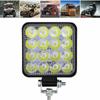 2Pcs Square 48W LED Work Light 12V 24V Off Road Flood Spot Lamp For Car Truck SUV