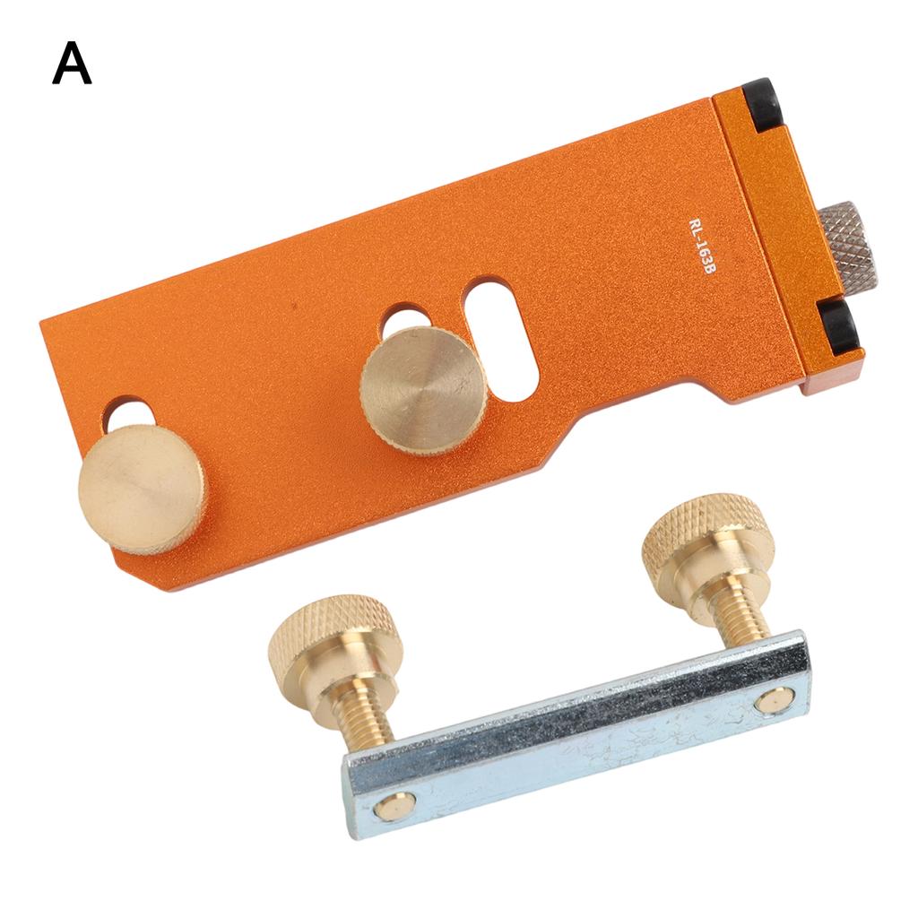 Aluminum Alloy Drill Guide Kit with Depth Stop and Positioning Jig for Precise Drilling on 20 30 40 Type Aluminum Profiles
