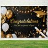 Graduate Themed Banner Customized Student Outdoor Garden Party Decorations Provided Portrait Photography Background Studio Props