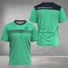 T-shirt da uomo stampata in 3D Traspirante ad asciugatura rapida Top sportivo Manica corta Girocollo Pullover Top casual