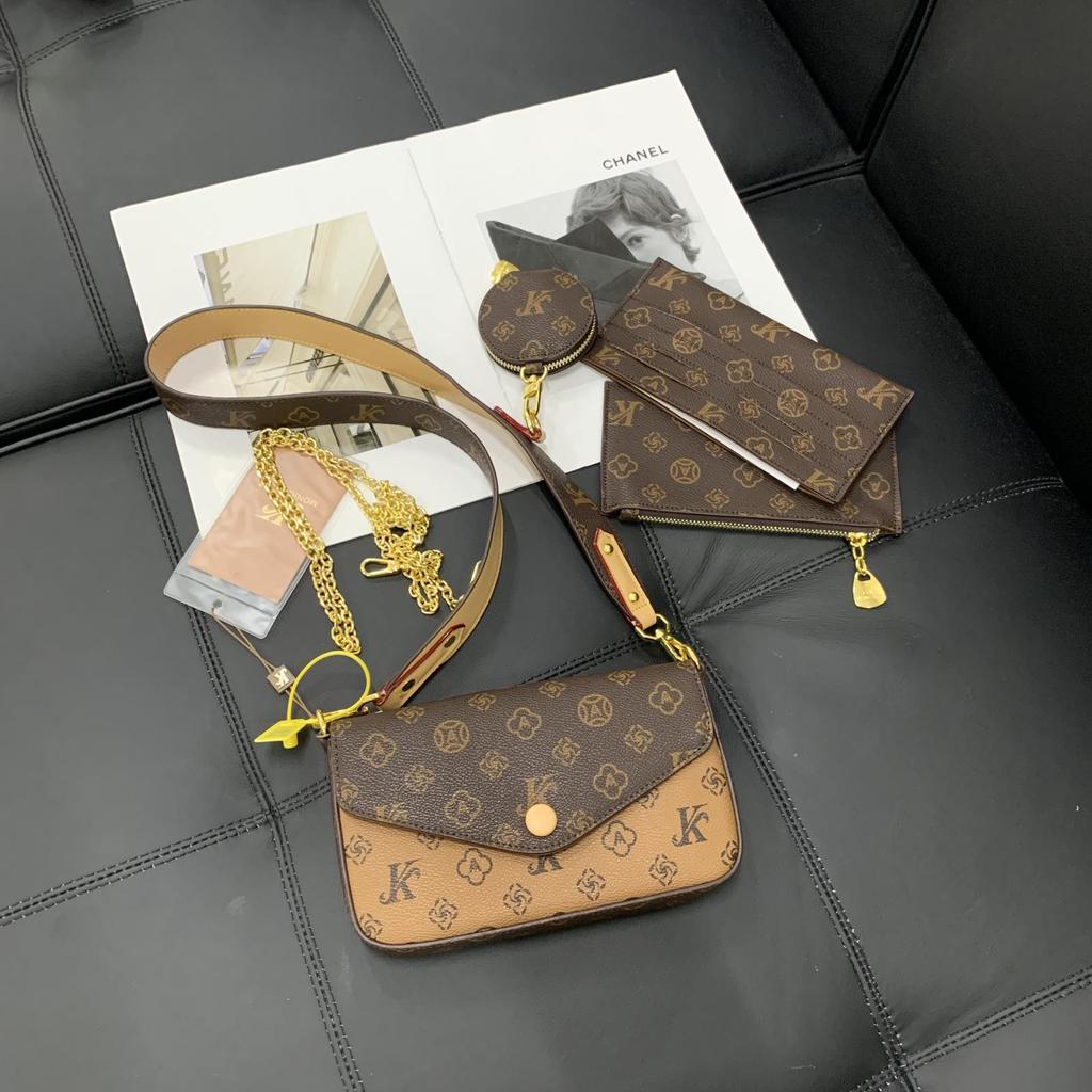 New wind three-in-one chain envelope bag single shoulder oblique span women's bag