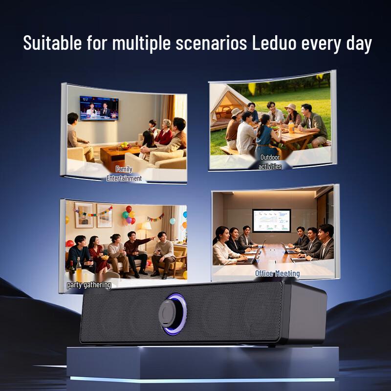 Deli MG410 Mini USB Wired Computer Speaker CN Plug (adapter Included)