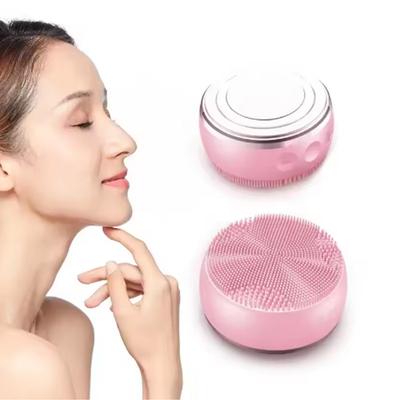 Brosse Nettoyante Visage Spa Naturel Nettoyeur Visage Ultrasonique Masseur Brosse Nettoyage Facial Vibrante Sonique Mini Électrique