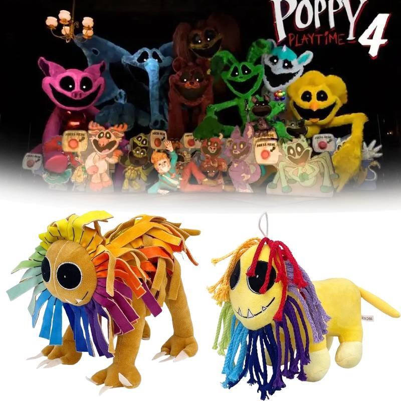 Adorable Nightmare Critters Plush Toy Featuring Green Dinosaur And Lion Design