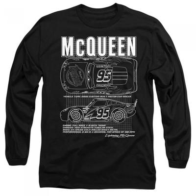 Cars Camiseta Unisex Adulto Contorno McQueen