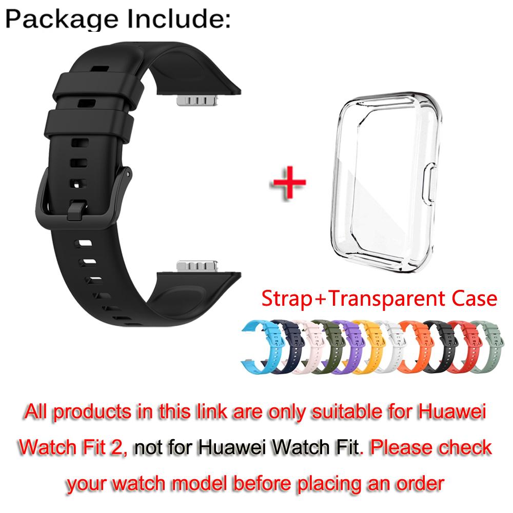 Náhradní řemínek pro hodinky Huawei Watch Fit 2 Strap Silikonový řemínek pro Huawei Watch Fit2 Watchband