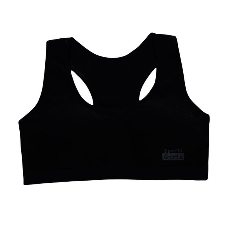 8-12Y Children Girls Cotton Bra For Teenagers Underwear Tops Solid Color Comfortable Bras