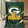 Coperta in Flanella Pile Green Bay Packers Coperta Calda e Accogliente per Divano Letto Viaggio Uso Stagionale
