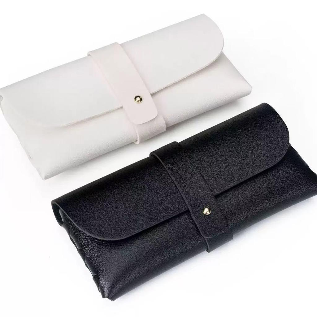 Handmade Leather Sunglasses Case - Portable Eyewear Pouch and Storage Box