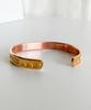 Sabona London G7 Gold Plated Celeste Copper Bangle
